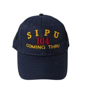 Otto SIPU 104 Coming Thru USMC Embroidered Navy Blue Baseball Cap One Size